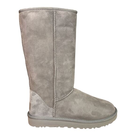 UGG Women's Pull On Sheepskin Warm Classic Tall II Boot, 1016224 - Grey - Picture 3 of 6